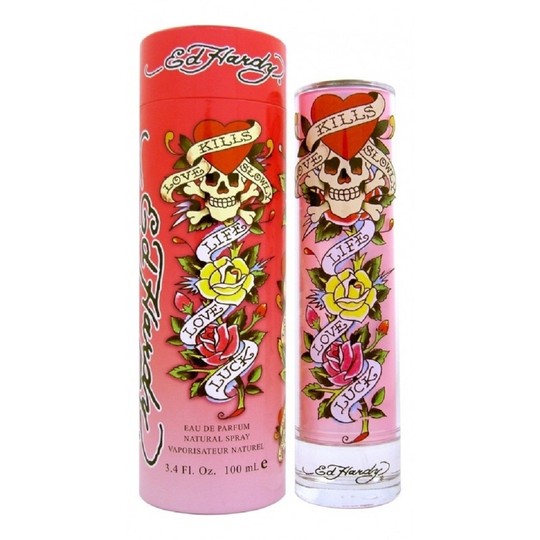 Christian Audigier Ed Hardy Women's Love Kills Slowly Life Love Luck Women