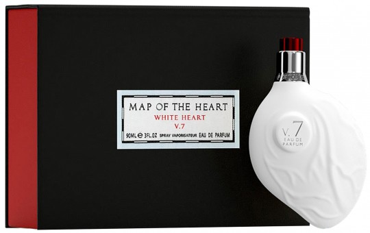 Map Of The Heart WHITE HEART V 7 Unisex