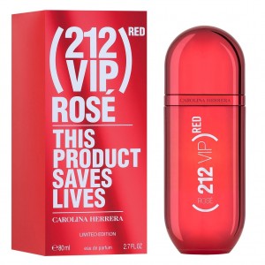 Carolina Herrera 212 VIP ROSE RED This Product Saves Lives Limited Edition Women
