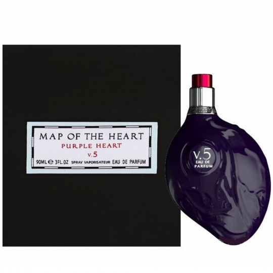 Map Of The Heart PURPLE HEART V 5 Unisex