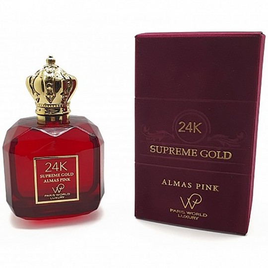 Paris World Luxury 24K SUPREME GOLD ALMAS PINK Women