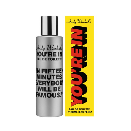 Comme des Garcons Andy Warhol's YOU'RE IN In Fifteen Minutes Everybody Will Be Famous Unisex