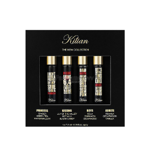 Kilian THE NEW COLLECTION Bad Boys Are No Good But Good Boys Are No Fun, Let's Settle This Argument Like Adults, In The Bedroom Naked, Kissing Burns 6.4 Calories A Minute. Wanna Workout, I Do