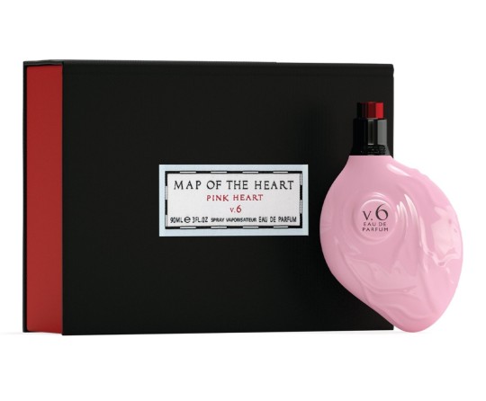 Map Of The Heart PINK HEART V 6 Unisex