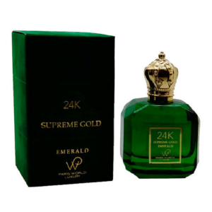 Paris World Luxury 24K SUPREME GOLD EMERALD Unisex