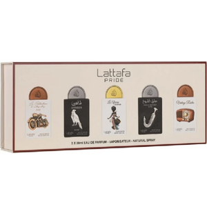 Lattafa LA COLLECTION D'ANTIQUITES 1910, ISHQ AL SHUYUKH SILVER, LA AFRICAN DRUMMER, SHAHEEN SILVER, VINTAGE RADIO Pride Unisex